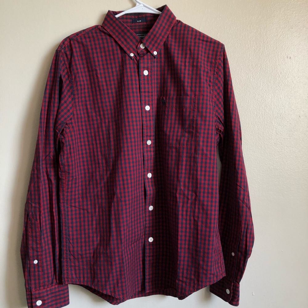 Abercrombie & Fitch Plaid Button Down Shirt